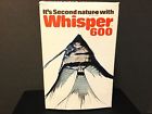 045623260004 Whisper Second Nature 600 Aquarium Air Pump Dual Outlets Hydro Water Fish Tank