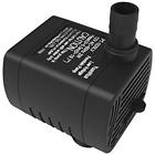 43396192454 Pet Fountain Pump Aquarium Fish Tank Silent Ul 657631811606