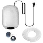 4346780741 Rhinox Aquarium Air Pump Set With Stones Hose 688977507106