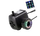 9706303 Dash Ii Gph Colorful Led Light Submersible Pump With Powerhead