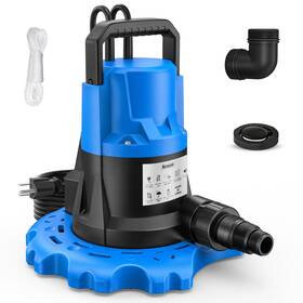 Acopair 738232828856 1 Hp Automatic Pool Cover Pump 5000 Gph - Submersible 1.5hp Blue