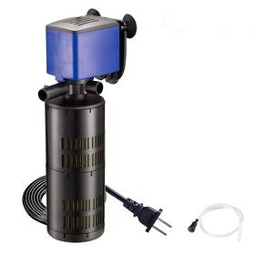 Ad-jaf-602 Ad 3in1 Aquarium Internal Filter Water Pump Oxygen 320 Gph 1pc