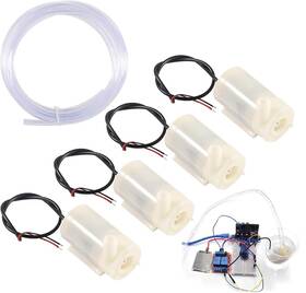 Alamscn 744759907189 4pcs Dc 3v 5v Micro Submersible Mini Water Pump For Aquariums Fish Tank Pond Fou