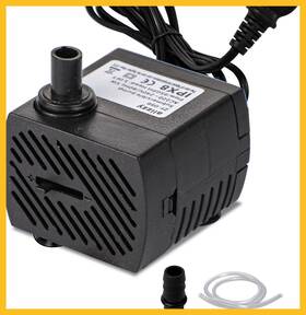 Alizzy Wp005 95 Gph Ultra Quiet Small Water Pump 360 L/h 5 W Long-life Mini