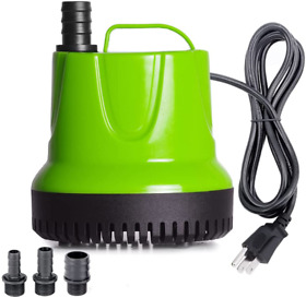 Allylang 330gph 25w Aquarium Submersible Water Pump Apply To Fish Tank Pond F