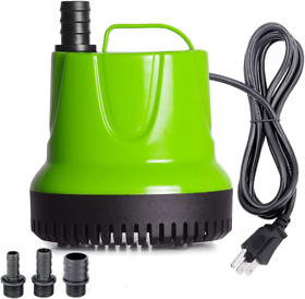 Allylang 660gph 40w Aquarium Submersible Water Pump Black Green
