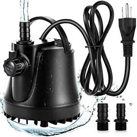 Aqqa 265-800gph Submersible Water Pump Ultra-quiet Fountain Ultra-low