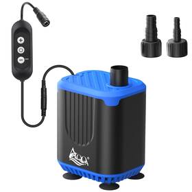 Aq169-10w Aqqa Dc Aquarium Water Pump With Controller 4 Flow Adjustable Feed Mode Ip68 Subme