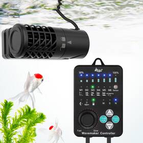 Gca-aq111 Aqqa Aquarium Wave Maker Pump 1059 Gph Adjustable Gyre Wavemaker For 15-70 Gallongr