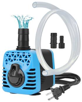 800l Aquamiracle 750264483490 210gph Aquarium Water Pumps 800l/h 10w Fountain Pump Pond Submersible
