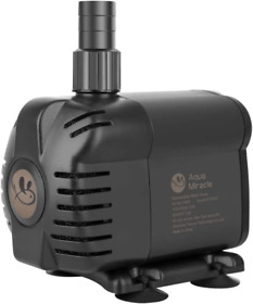 Aquamiracle 800gph Submersible Water Pump With 10ft High Lift Pond Aquariu