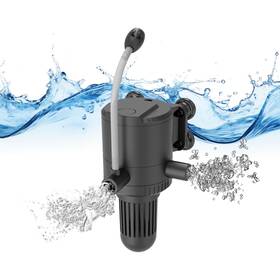 Aquamiracle-wpm-1 Aquamiracle Aquarium Powerhead Pump With Double Water Outlet And Aeration 210g
