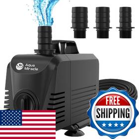 B0fbgp5h41 Aquamiracle Submersible Water Pump Aquarium With Flow Control Pond P