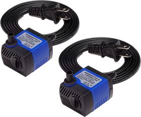 Aquaneat 313104378358 2pcs Submersible Water Pump 80gph Fountain Small