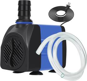 Aquaneat 445014474479 Fountain Pump 480 Gph Submersible Water With 5 Ft Tubing For Aqu