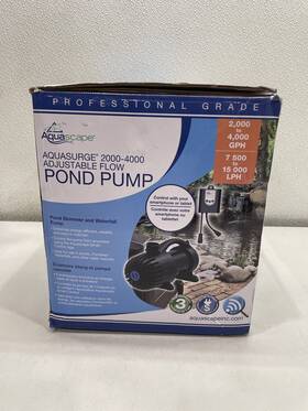 Aquascape 827807450094 Aquasurge Pro 2000-4000 Adjustable Flow Pond Pump