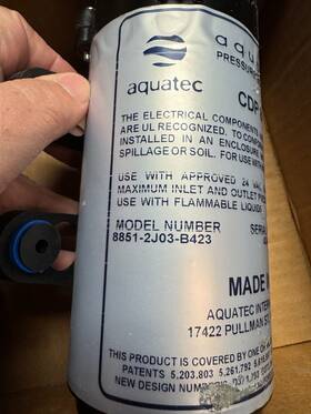 B421.b423 Aquatec Cdp 8800 50/60 Hz 24 Vac Sold By The Each Not Tested No Plugins Used