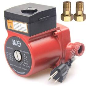 B00o1n69vq Bacoeng 110v Npt 3/4 Inch Hot Water Recirculating Circulation Pump Us Plug