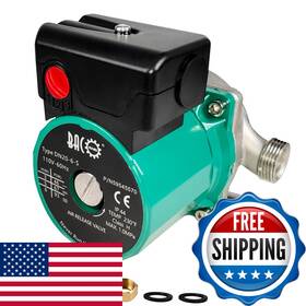 B016repf70 Bacoeng Hot Water Recirculating Pump 3/4 Npt 110v Automatic Circulating