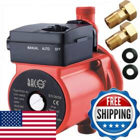 B07p7l29q4 Bacoeng 3/4 115v Hot Water Recirculating Pump Built-in Automatic Flow Switch