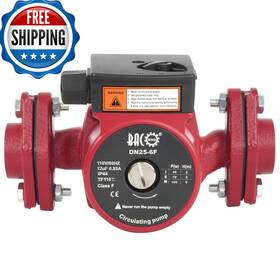 B0dcg4gt3w Bacoeng 110v Flanges Hot Water Recirculating Pump 3-speed Switchable Npt 1