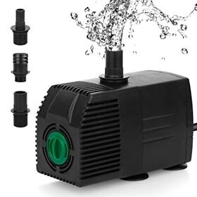 Barst Submersible Water Pump 290gph Aquarium With Sponge Pre-filter