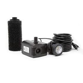 Lv450t Beckett Corporation 450 Gph Submersible Led Light-water Pump For Indoor O