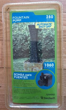 M250a Beckett 280 Gph Auto Shut-off Fountain Pump M Series