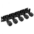 Black 5 Way Air Flow Control Lever Pump Valve For Aquarium Fish Tank