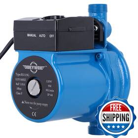 B0754133c9 Bokywox 110v Automatic Booster Pump Npt3/4 Domestic Hot Water Recirculating