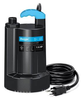 Utl-166p Bomgie Submersible Water Pump 1/6 Hp 1850gph Sump Black