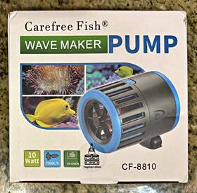 Cf-8010 Carefree Fish Magnetic Aquarium Wave Maker 1900gph Quiet Strong Powerhead New