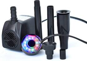 750l Coodia 726084164000 15w 200gph 750l/h Submersible Pump Fountain With 12 Rgb Color Led Light Flow Ad