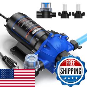 B0cznz5b1l Crestwave Fresh Water Pump 7gpm 70psi 110v Ac Upgraded Five Chamber