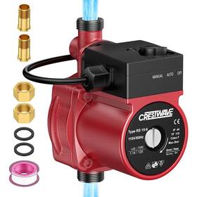 B0d6ft9zd5 Crestwave Hot Water Recirculating Pump 125w 115v Automatic Circulation For