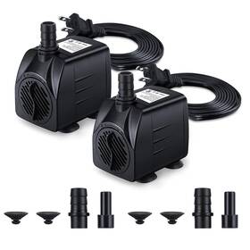 600l Cwkj 716695957665 Fountain Pump 2 Packs 160gph 10w 600l/h Submersible Water Durabl