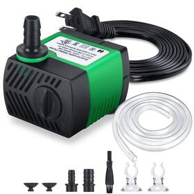 300l Cwkj 716695957696 Fountain Pump 80gph 4w 300l/h Water Outdoor Submersible Fou
