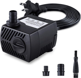 300l Cwkj Fountain Pump 80gph 4w H Submersible Water Durable Outdoor Fou