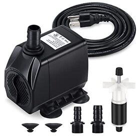 Cwkj Fountain Pump 880gph Submersible Water Durable 60w Outdoor