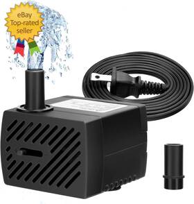 Datoo 445020962977 Submersible Water Pump 5w 95gph Mini Fountain Aquarium For Hydro