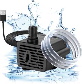 Datoo 445048067005 Dc 5v Usb Water Pump For Fish Tank 3w Mini Submersible With Tubing