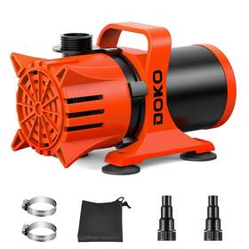 Doko 786570237885 1800gph Submersible Water Pump 180 Ajustable Pond With 20ft Power Cord