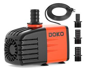Ah-pump-ff460g Doko Submersible Water Pump 460gph Aquarium With Extended Mesh Cover An