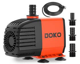 Ah-pump-ff720g Doko Submersible Water Pump 720gph Aquarium With Extended Mesh Cover An