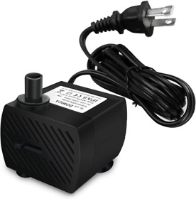 Domica 80gph 4w Mini Submersible Water Pump For Pond Aquariums Fish Tank Hy