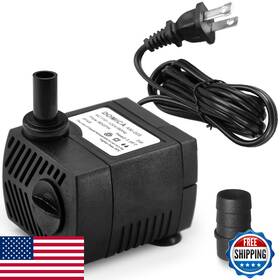 B0892dknr3 Domica 90 Gph Mini Submersible Pump 5w 350l/h For Aquariums Ponds Fountains