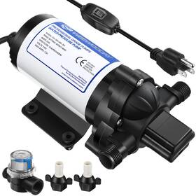 Dreyoo B09znq2d7n Water Pressure Diaphragm Pump 115v 4gpm 45 Psi Extension On/off Switch