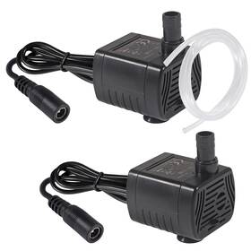 5.5-12v Dweii 687117781529 2pcs Water Pump 200l/h Dc 1-3w Mini Submersible With 6.5ft