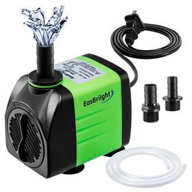 Ch-030 Easbriight Submersible Water Pump With 5ft Tubing 550gph 30w Adjustable Ultra Quiet Aqu