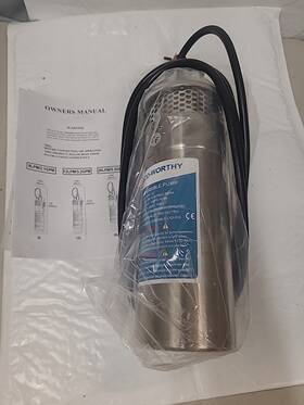 Spx-12  Eco-worthy 12v Dc Submersible Pump. Model 3.2 Gpm Max Head 230ft. E/c